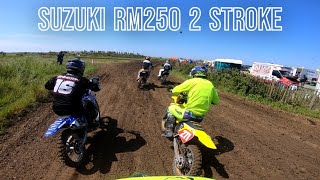 2024 UK EVO Championship Round 3 Grittenham Mx Track Over 50s Modern 2 Stroke Race 4 [upl. by Eleumas]