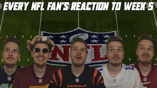 Every NFL Fans Reaction to Week 5 [upl. by Sida]