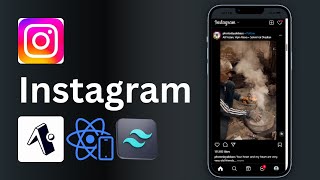 🔴 Build Instagram App in Expo React Native with Tailwindcss  React Native Projects [upl. by Anivle]