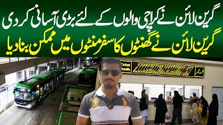 Numaish to Surjani Journey  Green line Project Karachi  BRT Green line Update [upl. by Niuqram481]