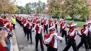 NC State Marching Band  Walk of Champions before Football Game 11022024 [upl. by Roch394]