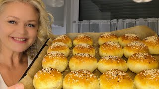 Luftige gefüllte Brötchen mit Käse und Petersilie Türkische Pogaca so lecker [upl. by Isman]