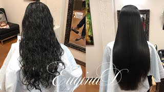 Keratin Treatment on long Indian Hair [upl. by Amarette]