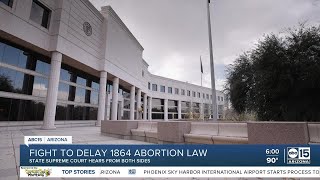 State Supreme Court hears from both sides regarding 1864 abortion law [upl. by Wandie]