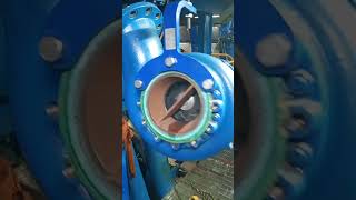 Wartsila 18 V50 DF engine HT water pump remove procedure engine Pump mechanical [upl. by Gader]