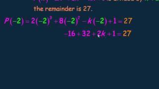 Dividing Polynomials and the Remainder Theorem Part 3 [upl. by Pacorro83]