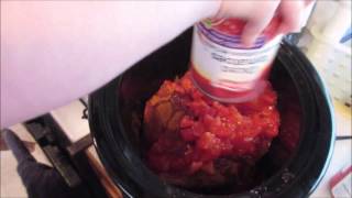 Easy Crockpot Chilli [upl. by Lidda]