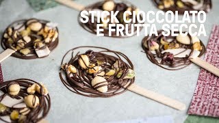 Stick di cioccolato con frutta secca mista [upl. by Turro]