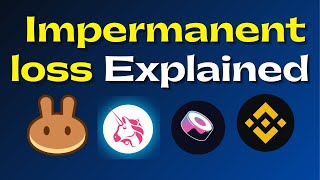 Impermanent Loss Explained  PancakeSwap Farms  How impermanent loss calculated in UniSwap Binance [upl. by Claretta537]