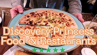 【DISCOVERY PRINCESS】 Food amp Restaurants  Alaska Cruise [upl. by Htaras]