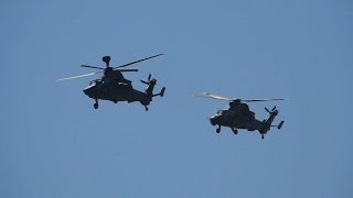 EC665 Tiger HAD amp UHT German Air Force and French Air Force flying Display ILA 2014 Berlin [upl. by Olsson]