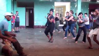 Marita Flores Teaching Peruvian Festejo Dance in Cañete Perú  Lesson 1 [upl. by Gaul]