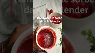 Recette du sorbet fraisebasilique sans sorbetière  Pourdebon [upl. by Sylvanus241]