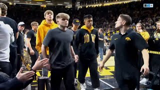 Iowa wrestling knocks off Iowa State [upl. by Neely]