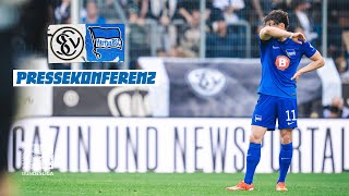 Pressekonferenz nach Elversberg [upl. by Aksehcnarf]