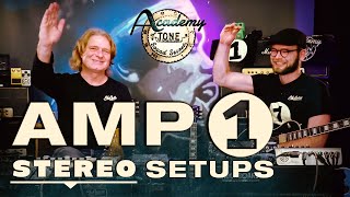 Academy Of Tone 231 AMP1 Stereo Setups [upl. by Laro]