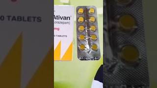 Ativan 2mg Tablet trending shortvideo medical medicine viral shorts anxiety p [upl. by Jacobo]