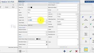 Nebim V3 Pos Menüsü Müşteri Kartı Açma [upl. by Lovel]