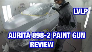 AURITA 898 2 LVLP PAINT GUN REVIEW [upl. by Teragram]