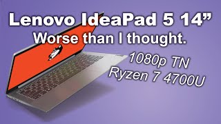 Disappointing  Lenovo IdeaPad 5 14quot R7 4700U 14ARE05 [upl. by Nidnerb]