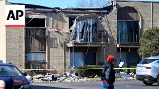 Storms leave a trail of destruction in Illinois [upl. by Eeliah]