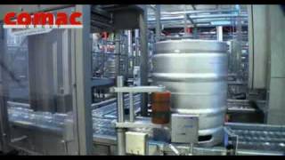 Comac High Speed Kegging line  Heineken Sevilla 1000 kegshour [upl. by Lebisor633]