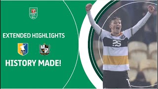 HISTORY MADE  Mansfield Town v Port Vale Carabao Cup extended highlights [upl. by Salangia]