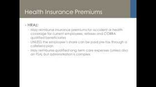 FSA HRA and HSA Eligible Expenses [upl. by Ahtebbat950]