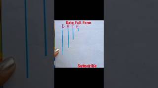 Date Full Form  Full Form Of Date  Date  Date Ki Full Form Kya Hota Hai  date [upl. by Nymzaj]