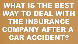 Auto amp Injury FAQs HOW TO DEAL WITH INSURANCE COMPANIES AFTER AN ACCIDENT  Garry R Salomon Esq [upl. by Morven951]