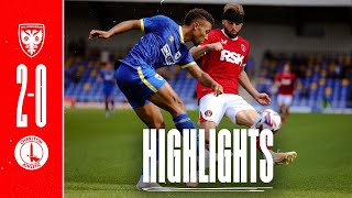 Preseason highlights AFC Wimbledon 2 Charlton 0 July 2024 [upl. by Leugimesoj51]