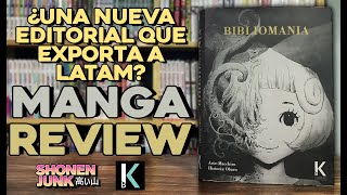 Bibliomania  Manga Review  Kibook Ediciones [upl. by Barhos]