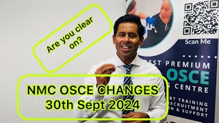 NMC OSCE NEW CHANGES SEPT 2024  HST Learning [upl. by Bradeord]