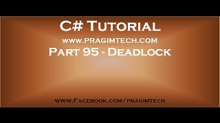 Part 95 Deadlock in a multithreaded program [upl. by Ladin886]