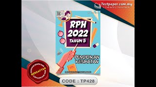 RPH 2022  PENDIDIKAN KESIHATAN SK TAHUN 5 TS25 [upl. by Phebe]