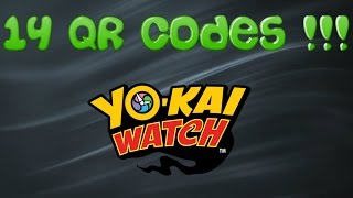 QR CODES POUR DEBLOQUER DES YOKAIS  sur yokai watch 2 [upl. by Naenej689]