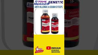 MANKIND GENERIC ANTI ALLERGIC COUGH SYRUP BRANDS INDIA medicine antiallergic coughsyrup brands [upl. by Wiencke234]