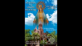 NOVENA A LA VIRGEN MILAGROSA DIA 5 2024 [upl. by Niwre]