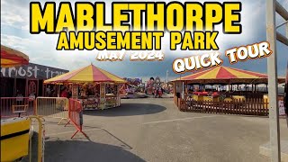 Mablethorpe Amusement Park May 2024  ALL rides  Quick Tour [upl. by Anilef]