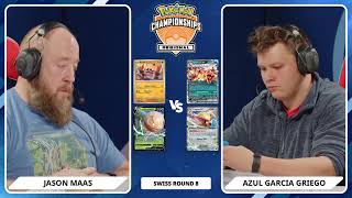 TCG Azul G Griego Vs Jason Maas  2024 Pokémon San Antonio Regional Championships Swiss R8 [upl. by Faxan]