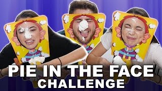 PIE FACE Challenge  Merrell Twins with Dominic DeAngelis [upl. by Stegman]