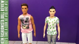 Barbie Ken Fashionista 16 and 17 Review  Dauhl House TV [upl. by Egiaf]