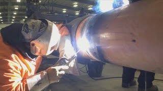 Pipeline Welding  Test Head Fabrication [upl. by Orford698]