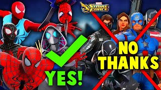 FORGET ABOUT REBIRTH amp SAVE MILLIONS OF GOLD  INCURSION RAIDS  WEB WARRIORS  MARVEL STRIKE FORCE [upl. by Philoo]