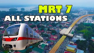 ALL STATIONS OF MRT 7  END TO END UPDATE [upl. by Venterea583]