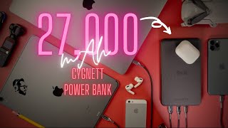 The Ultimate Power Bank For Laptops and Beyond  CYGNETT EDGE 27K Review [upl. by Ayoj]