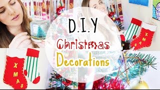 DIY Christmas Decorations RoomLiving Room Decor  DIY Decorações de Natal [upl. by Ylicec745]