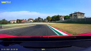 Circuito Imola con Ferrari 296 GTB 830 CV e listruttore si incazzaBIS [upl. by Fihsak987]