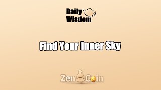 Discover Your Inner Peace With This Simple Sky Meditation  𝐙𝐞𝐧 𝐂𝐨𝐢𝐧 [upl. by Pamela98]