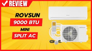 ROVSUN 9000 BTU Mini Split AC Review [upl. by Zabrine]